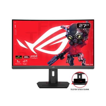 ASUS ROG STRIX XG27WCMS 27 280HZ 1MS 1920x1080 FAST VA 400CD VESA 3YIL ELMB SYNC HDR PD 15W YUKSEKLIK AYARLI GAMING MONITOR 