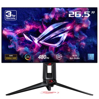 ASUS ROG SWIFT PG27AQDP 26.5 480hz 0.03ms 10BIT HDR 400 Gaming Monitör