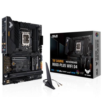 ASUS TUF GAMING B660-PLUS WIFI D4 Intel B660 Soket 1700 DDR4 5333MHz (O.C.) mATX Anakart