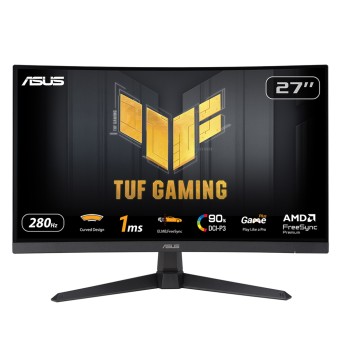 ASUS TUF GAMING VG27VQM1B 27" 1 ms 280Hz FULL HD VA FREESYNC VE GSYNC UYUMLU Kavisli Gaming Monitör ASUS TUF GAMING VG27VQM1B 27" 1 ms 280Hz FULL HD VA FREESYNC VE GSYNC UYUMLU Kavisli Gaming Monitör