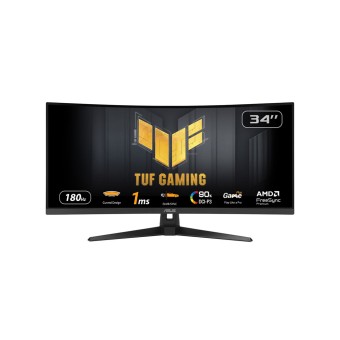 ASUS TUF GAMING VG34VQ3B 34" 180Hz 1MS WQHD (3440x1440) VA Adaptive-Sync Kavisli Gaming Monitör