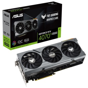ASUS TUF Gaming GeForce RTX 4070 Ti SUPER 16GB GDDR6X OC Edition 16GB 256bit NVIDIA DLSS 3 Ekran Kartı