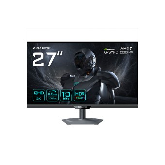 GIGABYTE 27" G27Q20 2560x1440 (QHD) 200Hz 0.5ms GTG SS IPS HDR10 Pivot Flat Gaming Monitör