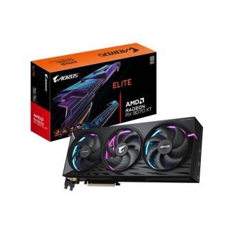 GIGABYTE AORUS Radeon RX 9070 XT ELITE 16GB RGB Halo 256Bit AMD Ekran Kartı-GV-R9070XTAORUS E-16GD