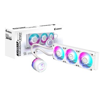 GIGABYTE AORUS WATERFORCE X II 360 ICE 360mm ARGB Fanlı Beyaz Sıvı işlemci Soğutucusu