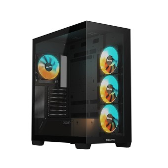 GIGABYTE C500 PANORAMIC STEALTH 4 x ARGB Fanlı Temperli Camlı Mid Tower GB-C500P ST Bilgisayar Kasası