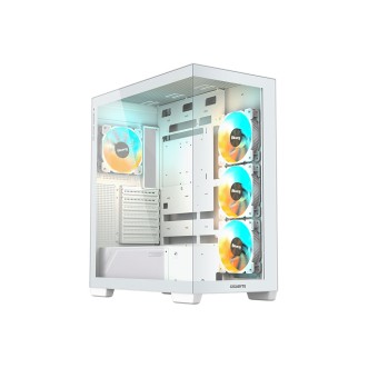 GIGABYTE C500 PANORAMIC STEALTH ICE 4 xARGB Fanlı Temperli Camlı Mid Tower Bilgisayar Kasası-GB-C500PI ST