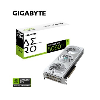 GIGABYTE GeForce RTX 5060 Ti AERO OC 16G GDDR7 16GB 128Bit DLSS 4 GV-N506TAERO OC-16GD NVIDIA Ekran Kartı