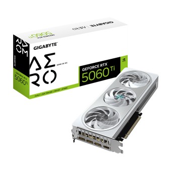 GIGABYTE GeForce RTX 5060 Ti AERO OC 8G GDDR7 8GB 128Bit DLSS 4 GV-N506TAERO OC-8GD NVIDIA Ekran Kartı