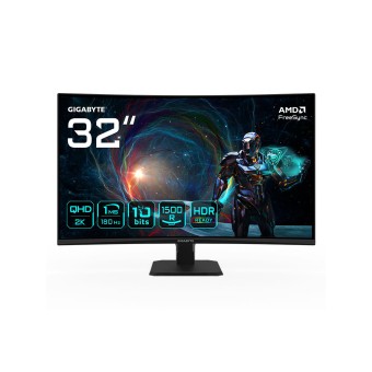 GIGABYTE GS32QCA 31.5” 180Hz 1ms VA 2560x1440(QHD) 120% sRGB Kavisli Gaming Monitör