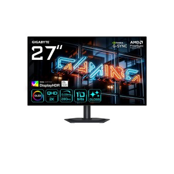 GIGABYTE MO27Q28G 27" 4th Gen WOLED 2K QHD 280Hz 0.03Ms Pivot Gaming Monitor