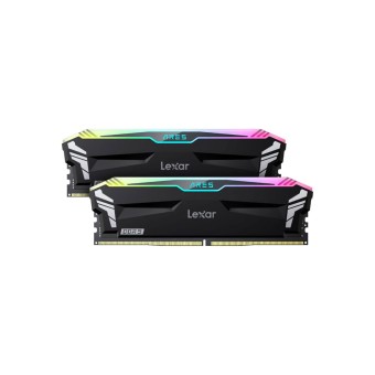 Lexar ARES RGB (2x16) 32GB DDR5 6000MHz Siyah CL30 PC Ram-LD5BU016G-R6000GDLA