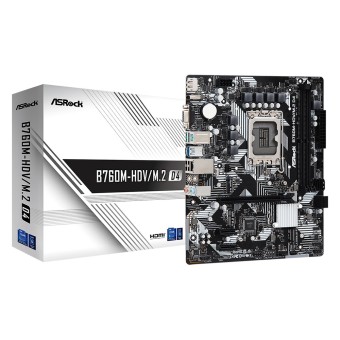 ASROCKB760M-HDV/M.2 D4 Intel B760 Soket LGA1700 DDR4 5333MHz mATX Anakart