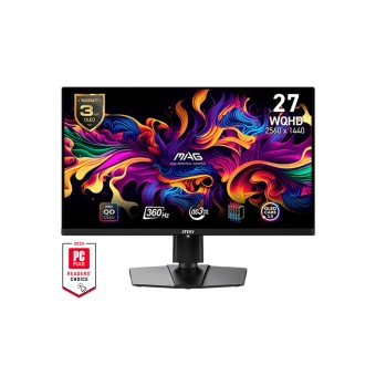MSI 26.5 MAG 271QPX QD-OLED 360HZ 0.03MS QD-OLED WQHD 16:9 FLAT  FreeSync Gaming Monitör