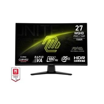 MSI 27 MAG 274CQF 2560x1440 (WQHD) CURVED 1500R RAPID VA 180HZ 0.5MS (GTG) ADAPTIVE-SYNC SIYAH GAMING MONITOR