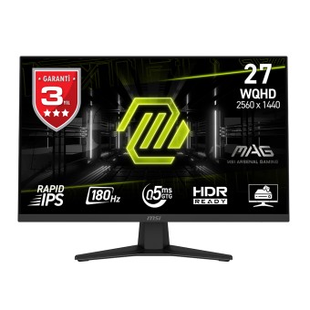MSI 27" MAG 274QF 16:9 FLAT Rapid IPS 180Hz  0.5Ms WQHD Adaptive-Sync Gaming Monitör