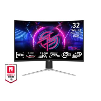 MSI 31.5 MPG 325CQRXF 2560x1440(WQHD) CURVED 1000R RAPID VA 280HZ 0.5MS ADAPTIVE-SYNC GAMING MONITOR