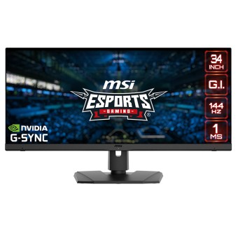 MSI OPTIX MPG341QR 34" 144Hz 1Ms 3440X1440 WQHD G-Sync Comtible Flat IPS  Gaming Monitör 