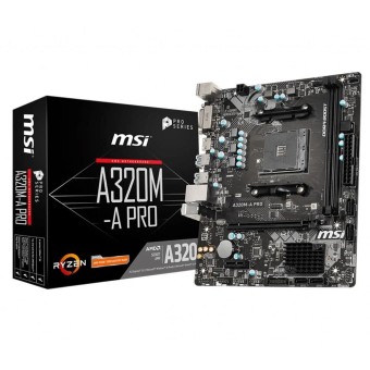 MSI A320M-A PRO Amd A320 Soket AM4 DDR4 3200Mhz (OC) mATX Anakart