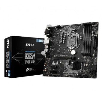 MSI B365M PRO-VDH SOKET 1151-V.2 DDR4 2666Mhz M.2 mATX Anakart