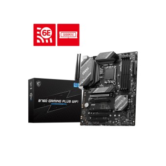 MSI B760 GAMING PLUS WIFI Intel B760 soket 1700 DDR5 5333(OC) WIFI6E ATX Anakart