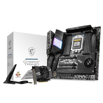 MSI CREATOR TRX40 DDR4 AMD Soket TRX40 Ryzen Threadripper DDR4 4666 MHz (O.C.) WIFI E-ATX Anakart