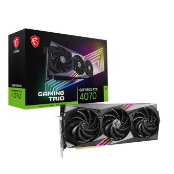 MSI GeForce RTX 4070 GAMING TRIO 12G 192Bit 12GB  PCI-E 4.0 GDDR6X NVIDIA Ekran Kartı