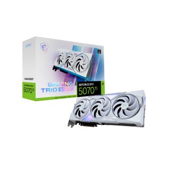MSI GeForce RTX 5070 Ti 16G GAMING TRIO WHITE 16GB GDDR7 256 Bit DLSS 4 NVIDIA Ekran Kartı