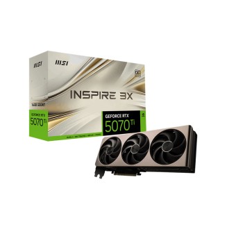 MSI GeForce RTX 5070 Ti 16G INSPIRE 3X OC 16GB GDDR7 256 Bit DLSS 4 NVIDIA Ekran Kartı