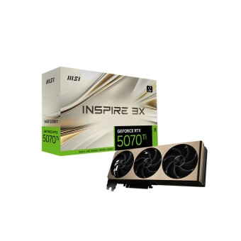 MSI GeForce RTX 5070 Ti 16G INSPIRE 3X PLUS 16GB GDDR7 256 Bit DLSS 4 NVIDIA Ekran Kartı