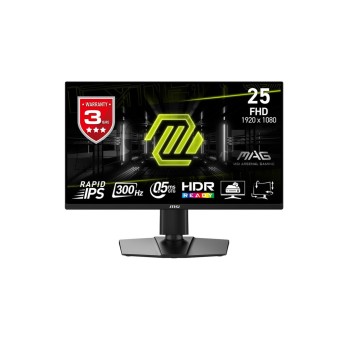 MSI MAG 255PXF 24.5" 300HZ 0.5MS (GTG) 1920x1080 (FHD) RAPID IPS AMD FreeSync Premium Pivot Gaming Monitör