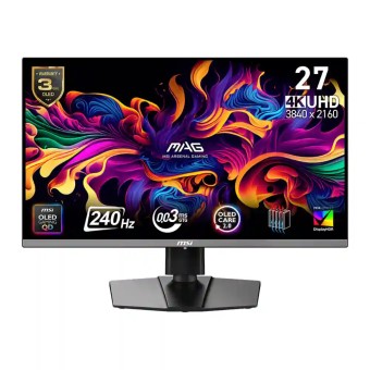 MSI MAG 272UP QD-OLED X24 26.5" 240HZ 3840x2160 (UHD) 16:9 FLAT QD-OLED 0.03MS Gaming Monitör