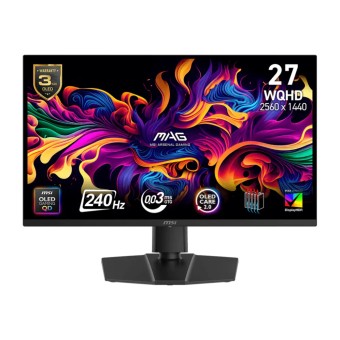 MSI MAG 273QP QD-OLED X24 26.5" 240HZ 0.03MS 2560x1440 (WQHD) 16:9 FLAT QD-OLED FreeSync Premium Gaming Monitör
