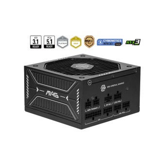 MSI MAG A750GLS PCIE5  750W ATX 3.1 PCIE 5.1 80Plus Gold Full Modüler Güç Kaynağı