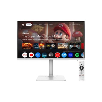 MSI MODERN MD272UPSW 27" 60HZ 1MS 4K 3840X2160 (UHD)  IPS Pivot Beyaz Type C Smart Monitör