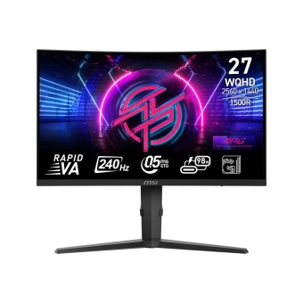 MSI MPG 275CQRXF 27" 240HZ 0.5MS RAPID VA 2560x1440 (WQHD) CURVE FREESYNC PREMIUM PRO GAMING MONITOR
