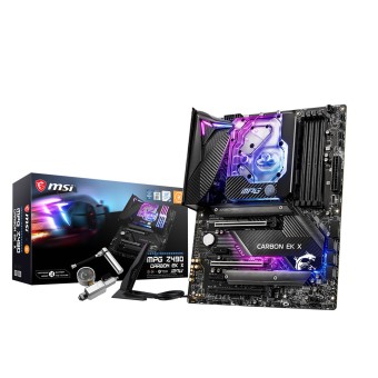MSI MPG Z490 CARBON EK X Intel Z490 Soket 1200 DDR4 4800 (OC) M.2 USB3.2 RGB ATX Anakart
