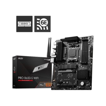 MSI PRO B650-S WIFI AM5 DDR5 7200MHz(OC) M.2 WIFI 6E ATX Anakart