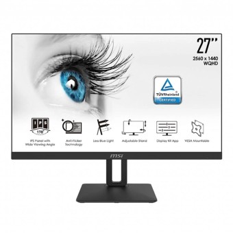 MSI Pro MP271QP WQHD 27'' 60Hz 5MS IPS MONİTÖR