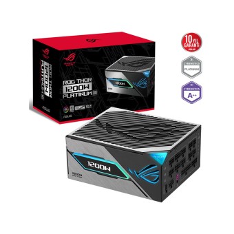 ASUS ROG THOR 1200W Platinium III Gaming OLED 80Plus Platinum ATX 3.1/PCIe 5.1 Full Modüler Güç Kaynağı