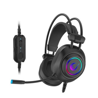 RAMPAGE RAGING PLUS SİYAH USB 7.1 Rgb Ledli Mikrofonlu Gaming Kulaklık 