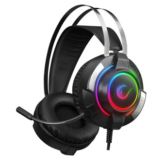 Rampage RM-K32 X-MOTTO Siyah Rainbow Ledli USB 7.1 Oyuncu Kulaklığı