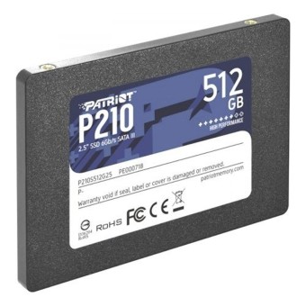 PATROIT P210 512GB  Sata 3.0 7mm 2.5" SSD Okuma Hızı 520MB / Yazma Hızı 430MB