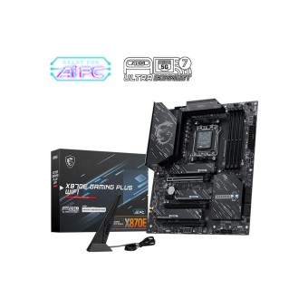 MSI X870E GAMING PLUS WIFI AMD Ryzen Soket AM5 DDR5 8200MT/s 5G LAN WIFI 7 ATX Anakart