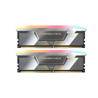 CORSAIR Vengeance Silver RGB 48GB (2x24GB) 8000MT/s CL38 DDR5 CUDIMM Ram-CMHC48GX5M2X8000C38