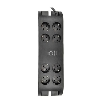 S-link SPG3080 900 Joule 2m 8'li Siyah Akım Korumalı Priz
