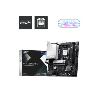 MSI PRO B860M-B Intel Core Ultra LGA 1851 Soket 9066MT/s mATX Anakart