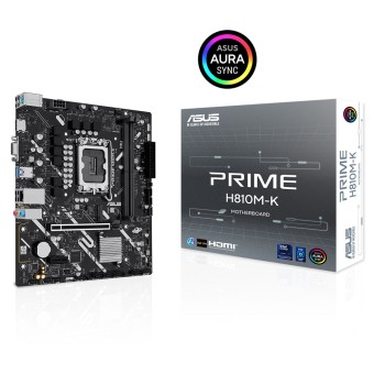 ASUS PRIME H810M-K Intel Core Ultra LGA 1851 Soket 6400MT/s mATX Intel Anakart