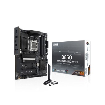 ASUS B850 MAX GAMING WIFI AMD Soket AM5 B850 DDR5 9000+MT/s(OC) Wi-Fi 6E ATX Anakart