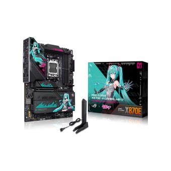 ASUS ROG STRIX X870E-H GAMING WIFI7 HATSUNE MIKU AM5 AMD X870E DDR5 8000+MT/s(OC) Wi-Fi 7 ATX Anakart